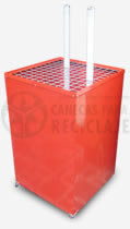 Dise�o especial para recolecci�n de tubos fluorecentes