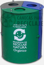 Caneca con tapa para alto trafico